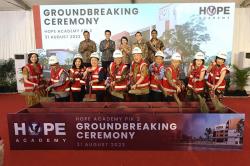 Groundbreaking HOPE Academy PIK 2, Disiapkan untuk 1.000 Siswa Tahun 2025