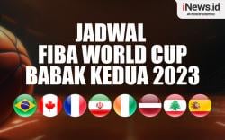 Infografis Jadwal Lengkap FIBA World Cup Babak Kedua di Indonesia Arena 2023