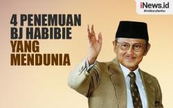 Infografis Penemuan BJ Habibie yang Mendunia