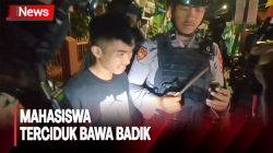 Mahasiswa PTN di Makassar Diamankan, Bawa Badik dalam Bagasi Motor