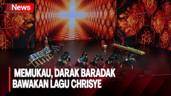 Bawakan Lagu Chrisye, Darak Baradak Guncang Panggung Launching vozpublica Media Group dan Indonesia Awards 2023
