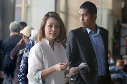 Penampilan Rina Lauwy, Mantan Istri Dirut Taspen Diperiksa KPK
