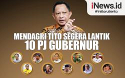 Infografis Mendagri Tito Segera Lantik 10 Pj Gubernur