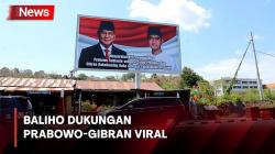 Baliho Dukungan Prabowo-Gibran Mendadak Viral di Labuan Bajo