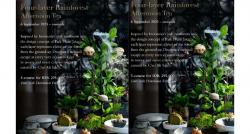 Four-layer Rainforest Afternoon Tea, Persembahan Terbaru Park Hyatt Jakarta 