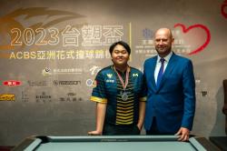 Pebiliar Muda Derin Asaku Sitorus Runner-up di 2023 Formosa Cup ACBS Asian Pool Championships<