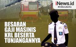 Infografis Besaran Gaji Masinis KRL Beserta Tunjangannya