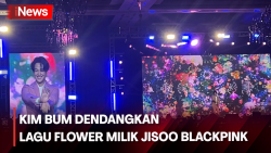 Gelar Jumpa Penggemar, Kim Bum Joget Gunakan Lagu Flower Milik Jisoo BLACKPINK