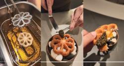 Viral Chef Australia Bikin Kue Mirip Kembang Goyang Pakai Caviar, seperti Apa Rasanya?