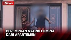 Petugas Damkar Selamatkan Perempuan Nyaris Lompat dari Lantai 11 Apartemen di Penjaringan