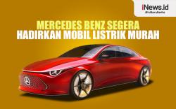 Infografis Mercedes Benz Segera Hadirkan Mobil Listrik Murah