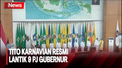 Sah! Mendagri Tito Karnavian Resmi Lantik 9 Pj Gubernur Hari Ini
