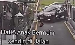 Viral Anak Kecil Tergilas Mobil saat Bermain di Jalan, Pengemudi Perempuan Syok