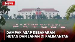 Asap Kebakaran Hutan Kalimantan sampai ke Natuna, Ini Dampaknya