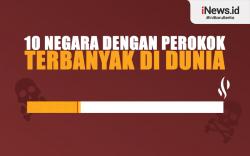 Infografis 10 Negara dengan Jumlah Perokok Terbanyak di Dunia