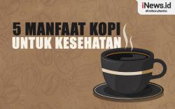 Infografis 5 Manfaat Kopi untuk Kesehatan yang Harus Kamu Tahu
