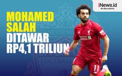 Infografis Mohamed Salah Ditawar Rp4,1 Triliun