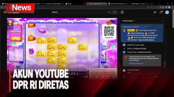 Alami Peretasan, Akun YouTube DPR RI Tampilkan Live Streaming Judi Online