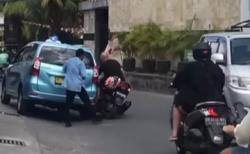 Viral Bule di Bali Belum Lancar Berkendara tapi Sewa Motor, Langsung Nabrak Taksi!