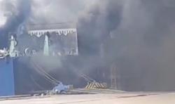 KMP Mutiara Berkah I Terbakar di Pelabuhan Indah Kiat Merak, Penumpang Dievakuasi