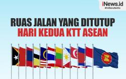 Infografis Ruas Jalan yang Ditutup pada Hari Kedua KTT ASEAN