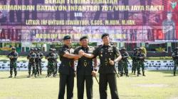 Mayor Inf Erwan Harliantoro Resmi Jabat Danyonif 751/VJS, Ini Pesan Pangdam Cenderawasih