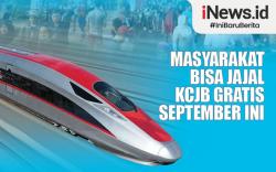Infografis Masyarakat Bisa Jajal KCJB Gratis September Ini