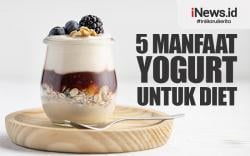 Infografis 5 Manfaat Yogurt untuk Diet