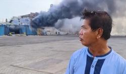 Kondisi KMP Mutiara Berkah 1 Mulai Miring, Petugas Fokus Pendinginan<