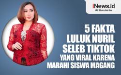 Infografis 5 Fakta Luluk Nuril Seleb TikTok yang Viral karena Marahi Siswa Magang