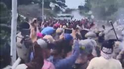 Ratusan Warga dan Petugas Bentrok di Pulau Rempang, Gas Air Mata Ditembakkan<