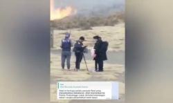 Kebakaran Bukit Teletubbies Bromo gegara Flare, Polisi Tetapkan Manajer EO Pre Wedding Tersangka