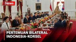 Presiden Jokowi Gelar Pertemuan Bilateral di Istana dengan Presiden Korsel
