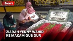 Ziarah Yenny Wahid ke Makam Gus Dur sebelum Tentukan Dukungan Capres