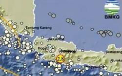 Info BMKG Gempa M2,8 Guncang Bandung di Kedalaman 10 Km<