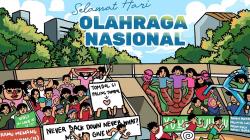 Jokowi Titip Pesan di Hari Olahraga Nasional: Jadikan Momentum untuk Berjaya