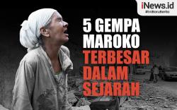 Infografis 5 Gempa Maroko Terbesar Dalam Sejarah