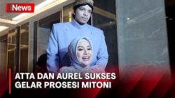 Jalani Prosesi Mitoni, Atta Halilintar dan Aurel Hermansyah Senang Bukan Kepalang