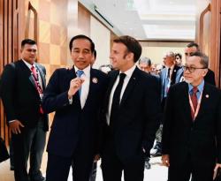 Jokowi Bertemu Emmanuel Macron, Bahas Rencana Investor Prancis Bangun IKN  