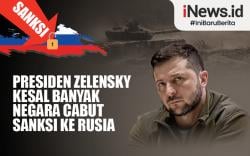 Infografis Presiden Zelensky Kesal Banyak Negara Cabut Sanksi ke Rusia