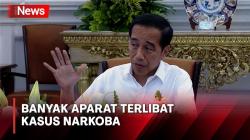 Gelar Ratas, Jokowi Singgung Banyak Aparat Terlibat Kasus Narkoba