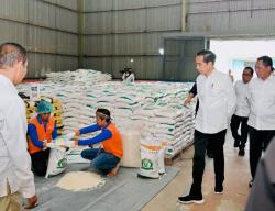  Stok Beras Nasional di Gudang Bulog Capai 1,6 Juta Ton, Jokowi: Tidak Usah Khawatir
