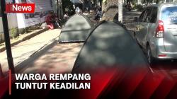 Dirikan Tenda di Depan Kantor Komnas HAM, Warga Rempang Tuntut Keadilan