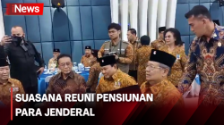 Momen Reuni Pensiunan Jenderal di HUT ke-64 PEPABRI di Menteng