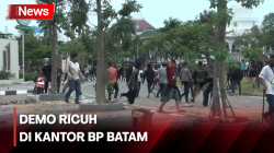 Polisi Amankan Puluhan Orang Usai Demo Ricuh di Kantor BP Batam