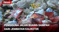 Sampah Popok Bayi Penuhi Sungai Bengawan Solo, Bau Busuk Menyengat