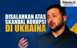 Infografis Volodymyr Zelensky Disalahkan Rakyat Atas Maraknya Korupsi di Ukraina
