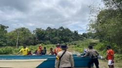 Curah Hujan Tinggi, Jembatan Kali Oso di Boven Digoel Tenggelam<