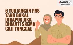 Infografis 6 Tunjangan PNS yang Bakal Dihapus jika Diganti Skema Gaji Tunggal