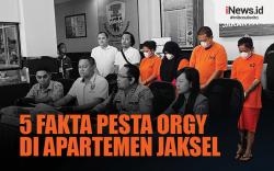 Infografis 5 Fakta Pesta Orgy di Apartemen Jaksel